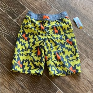 Boys size Large Cat & Jack swim shorts, UPF 50+